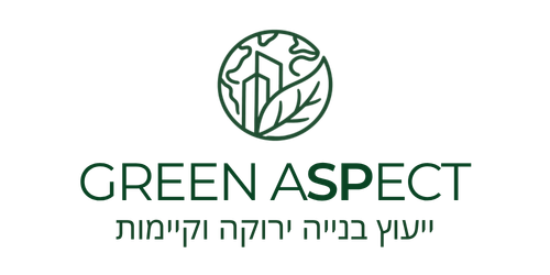לוגו ירוק על גבי רקע שקוף